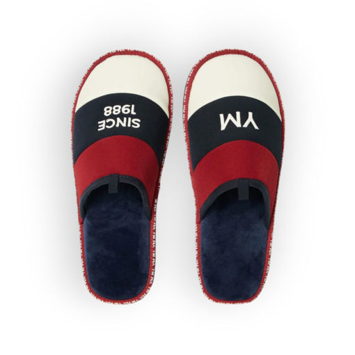 Picture of SLIPPERS - RED, BLUE & WHITE